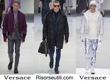 Fashion clothing Versace fall winter 2016 2017 menswear