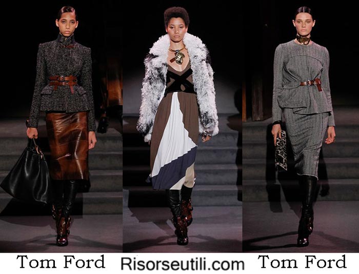 Fashion brand Tom Ford fall winter 2016 2017 women