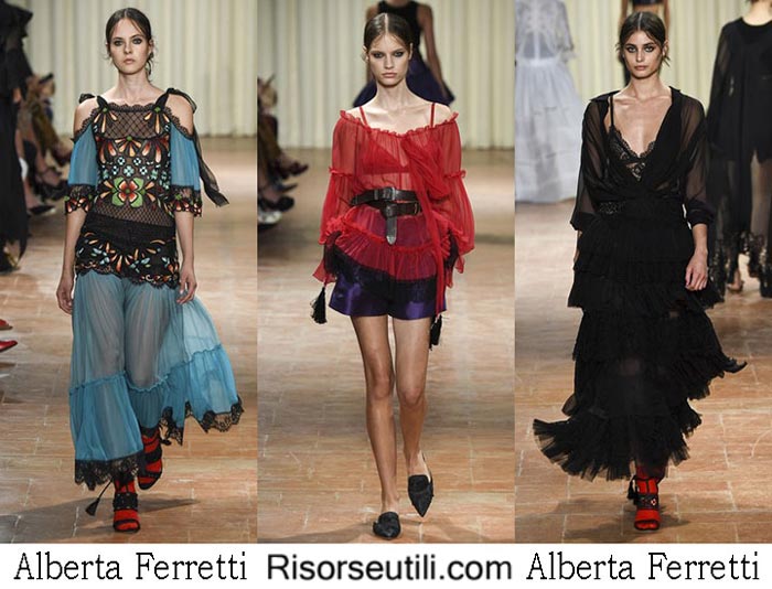 Alberta Ferretti spring summer 2017 fashion brand for women
