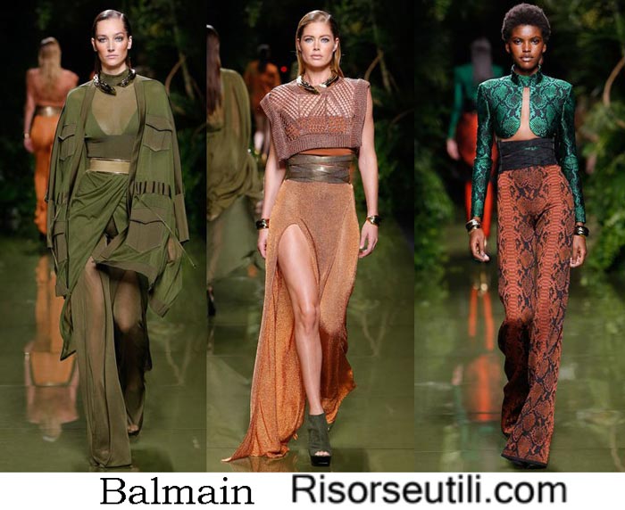 Balmain spring summer 2017 fashion show for women