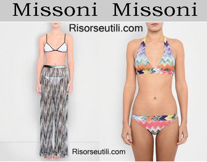 Beachwear Missoni summer 2017 swimwear bikinis