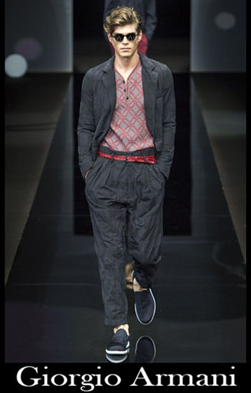 Fashion Giorgio Armani spring summer men look 1