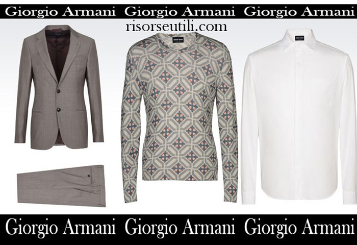 Sales Giorgio Armani summer 2017 fashion for men