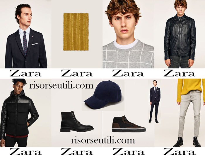 Brand Zara fall winter 2017 2018 men clothing