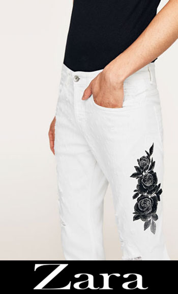 Embroidered jeans Zara fall winter men 2