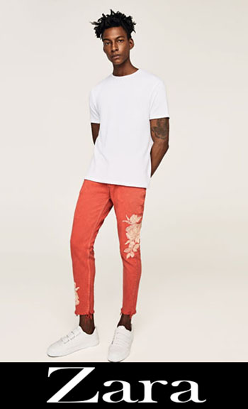 Embroidered jeans Zara fall winter men 3