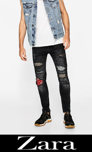 Embroidered jeans Zara fall winter men 7