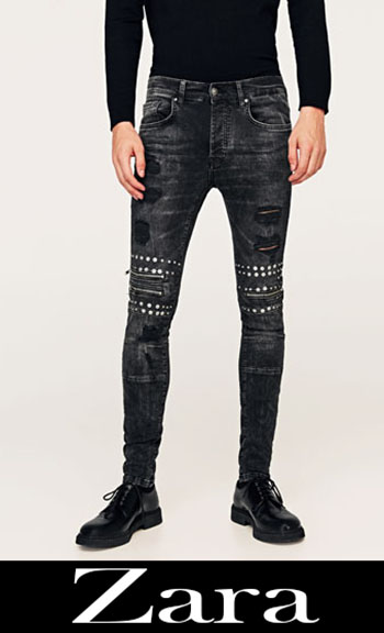 Embroidered jeans Zara fall winter men 8