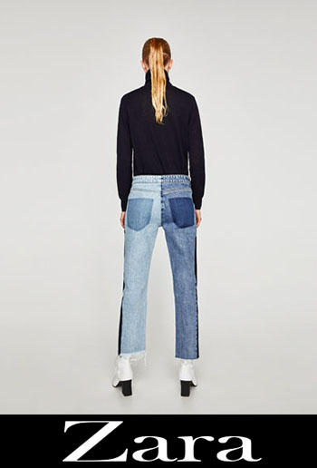 Embroidered jeans Zara fall winter women 3