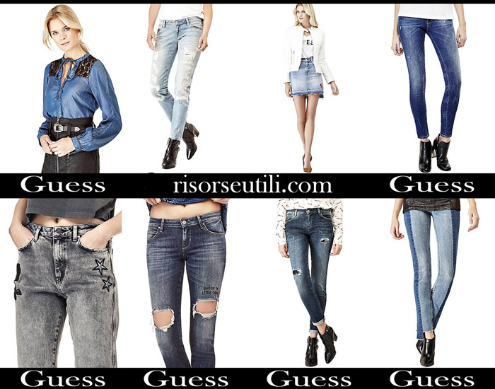 Jeans Guess fall winter 2017 2018 women denim