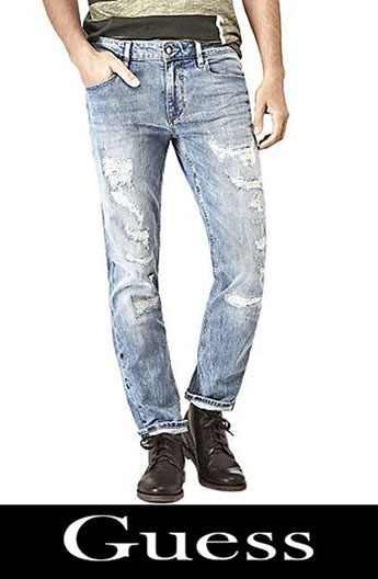 Guess ripped jeans fall winter for men 1