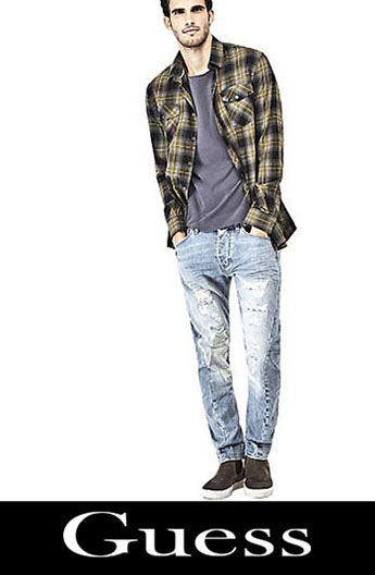 Guess ripped jeans fall winter for men 3