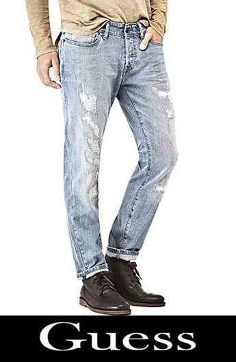 Guess ripped jeans fall winter for men 5