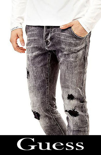 Guess ripped jeans fall winter for men 6