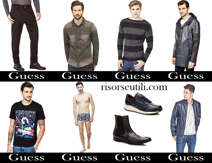 Lifestyle Guess fall winter 2017 2018 men clothing