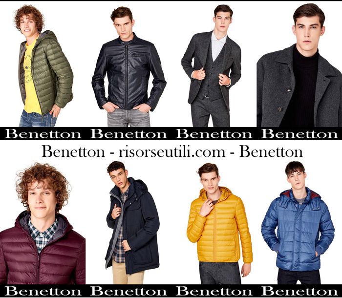 Jackets Benetton fall winter 2017 2018 new arrivals men