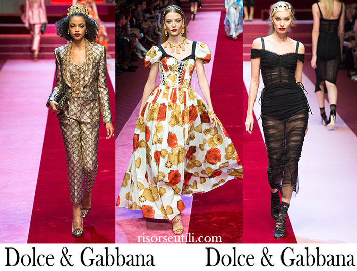 Clothing Dolce Gabbana spring summer 2018 fashion for women