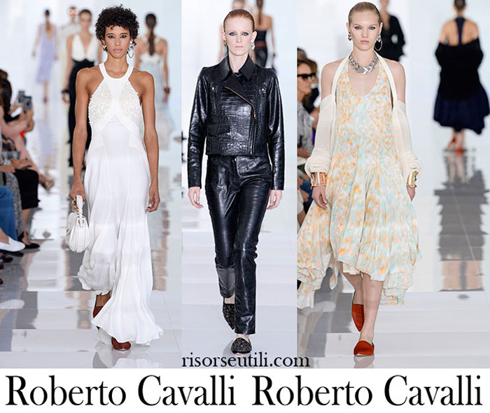 Clothing Roberto Cavalli spring summer 2018 fashion for women