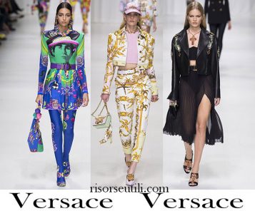 Clothing Versace spring summer 2018 new arrivals for women.