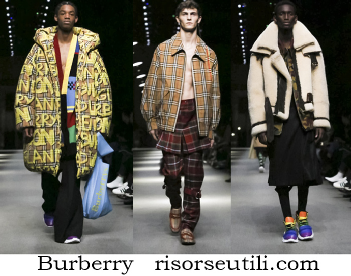 Clothing Burberry fall winter 2018 2019 brand for men