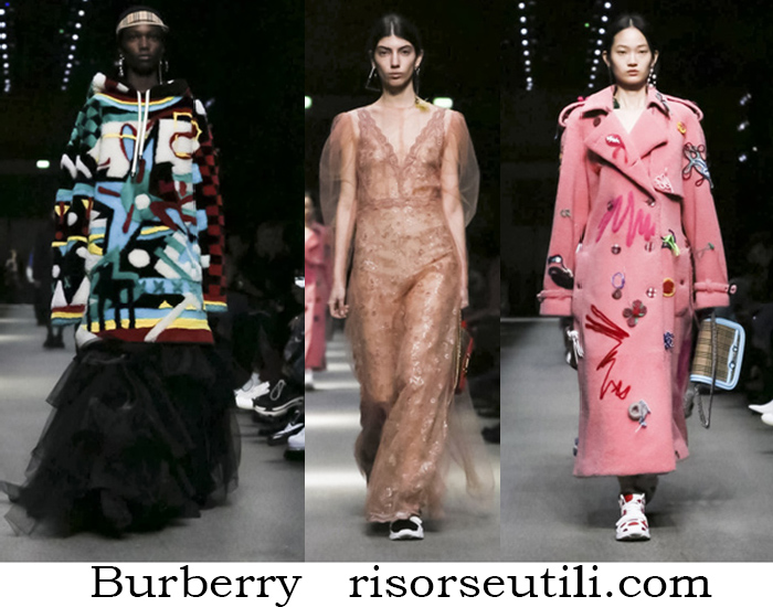 Clothing Burberry fall winter 2018 2019 fashion for women