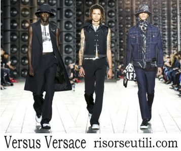 Clothing Versus Versace spring summer 2018 fashion for men.