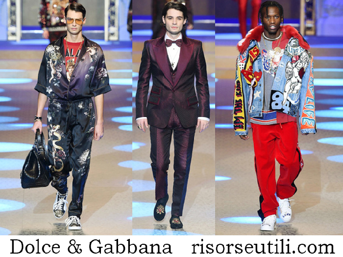 Clothing Dolce Gabbana fall winter 2018 2019 lifestyle for men
