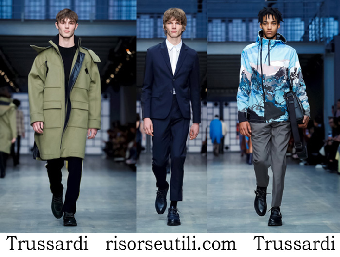 Clothing Trussardi fall winter 2018 2019 brand for men