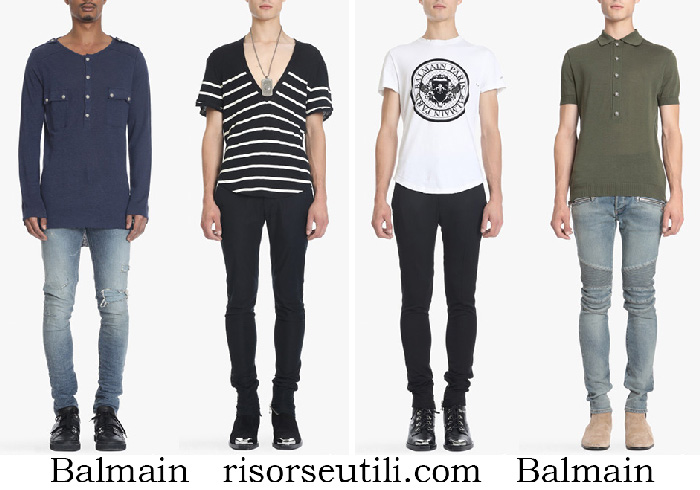 T shirts Balmain 2018 new arrivals shirts for men clothing