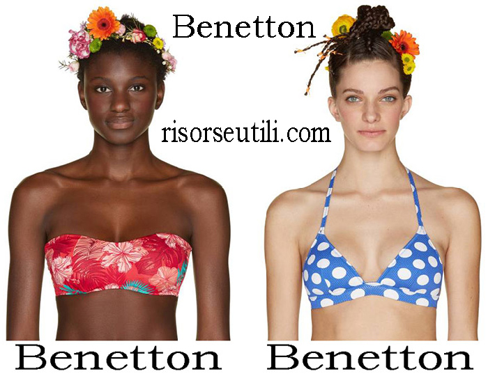 Bikinis Benetton 2018 swimwear new arrivals for women