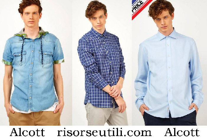 Shirts Alcott 2018 new arrivals for men fashion clothing