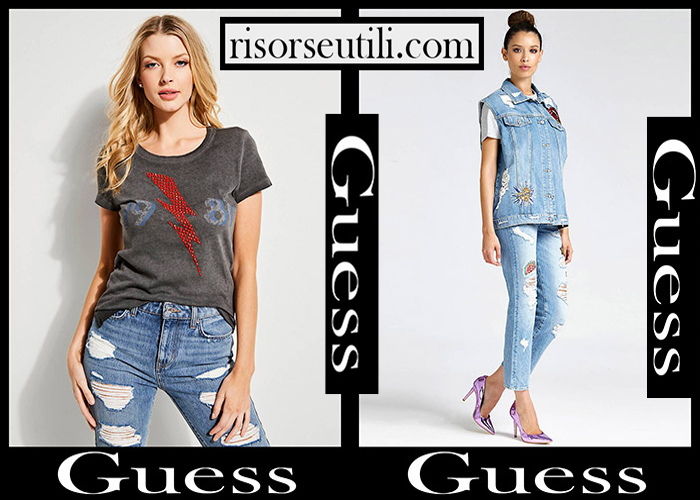 Jeans Guess 2018 2019 Women's New Arrivals Fall Winter