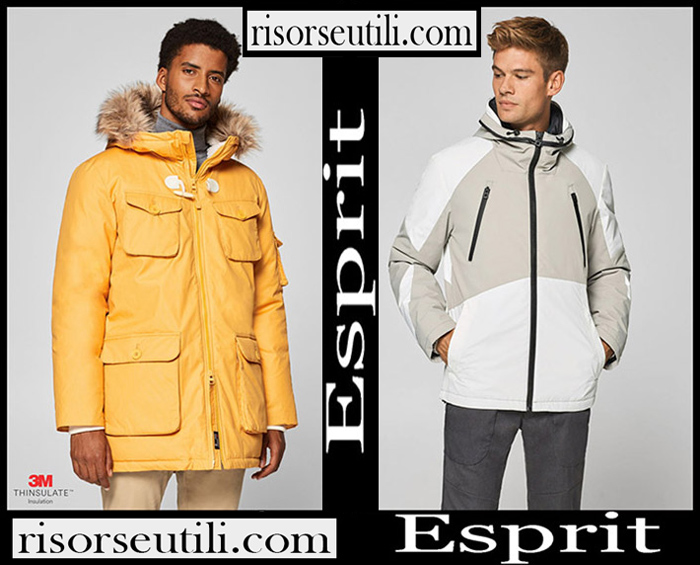 Down Jackets Esprit 2018 2019 Men's New Arrivals Fall Winter