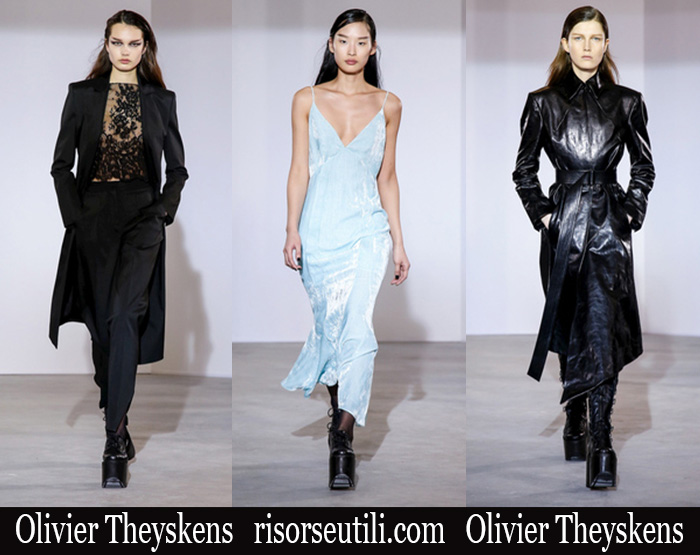 Fashion Olivier Theyskens 2018 2019 Women's New Arrivals Winter