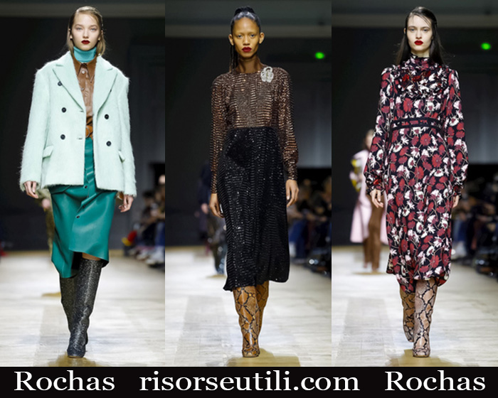 Fashion Rochas 2018 2019 Women's New Arrivals Winter