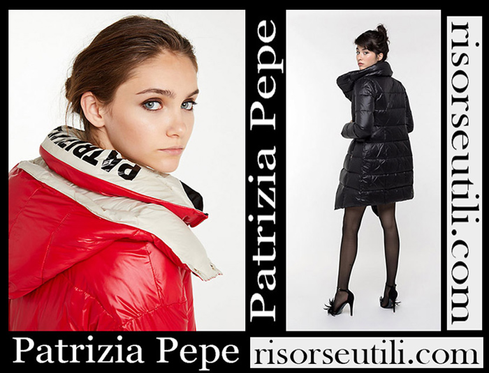 Down Jackets Patrizia Pepe 2018 2019 Women's New Arrivals Fall Winter