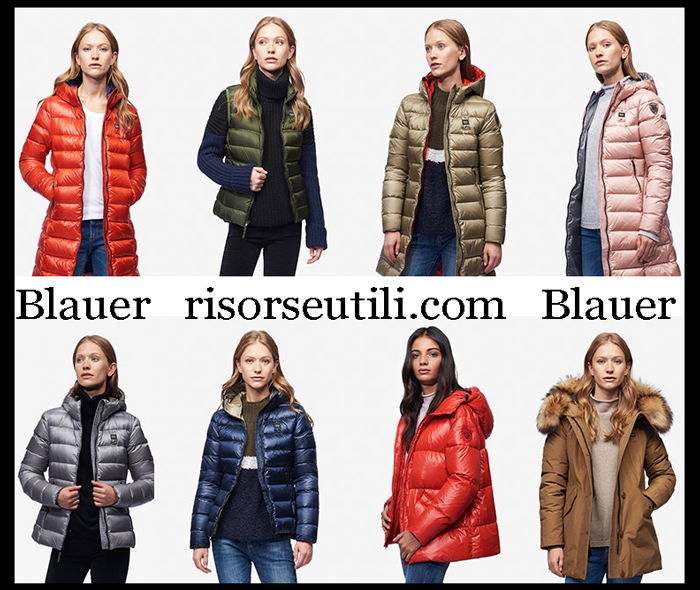 Jackets Blauer 2018 2019 Women's New Arrivals Fall Winter