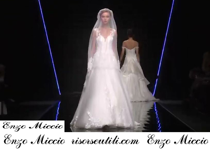 Bridal Enzo Miccio 2019 Fashion Show Spring Summer Wedding
