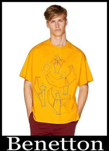 T Shirts Benetton 2019 New Arrivals Mens Summer 18