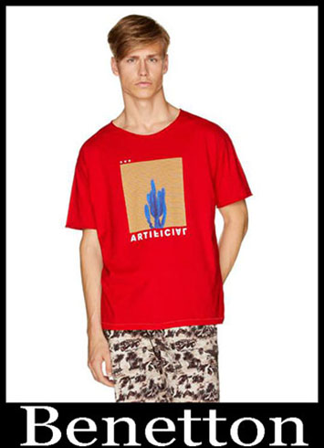 T Shirts Benetton 2019 New Arrivals Mens Summer 23
