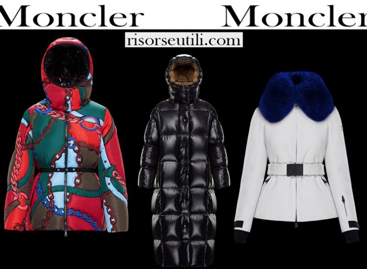 New Moncler down jackets collection for women