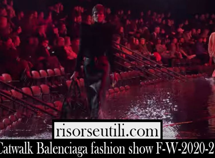 Catwalk Balenciaga fashion show F W 2020 21