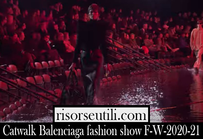 Catwalk Balenciaga fashion show F W 2020 21