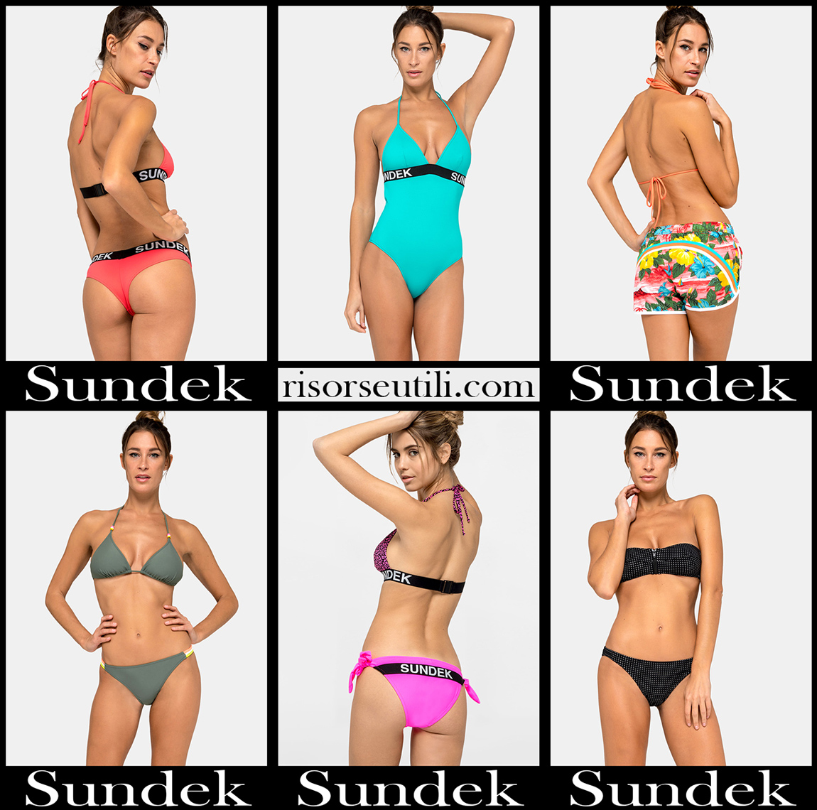 Sundek bikinis 2020 accessories womens swimwear