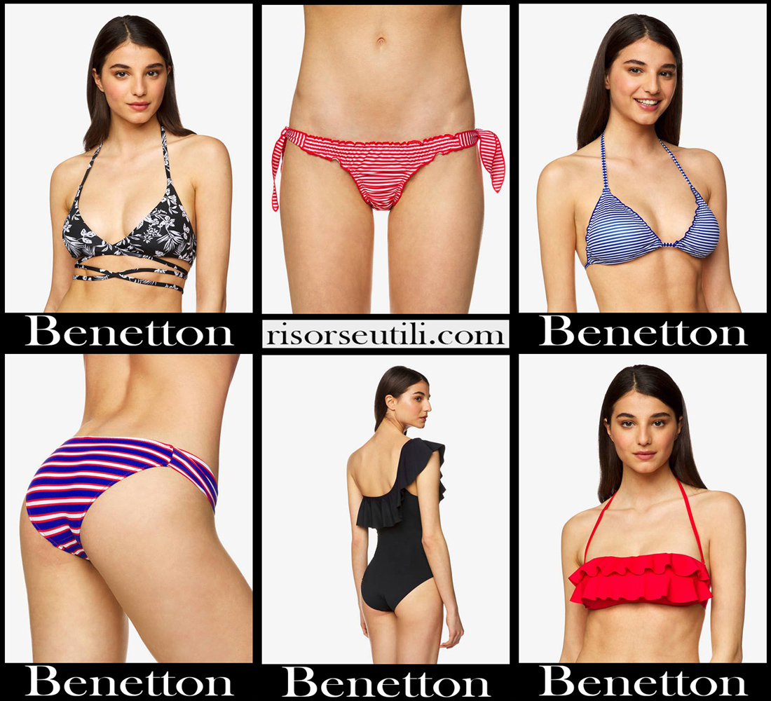 Benetton bikinis 2020 accessories womens swimwear