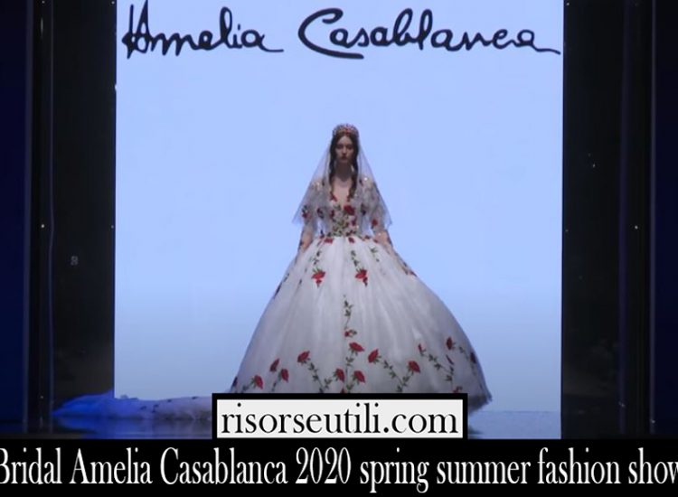 Bridal Amelia Casablanca 2020 spring summer fashion show