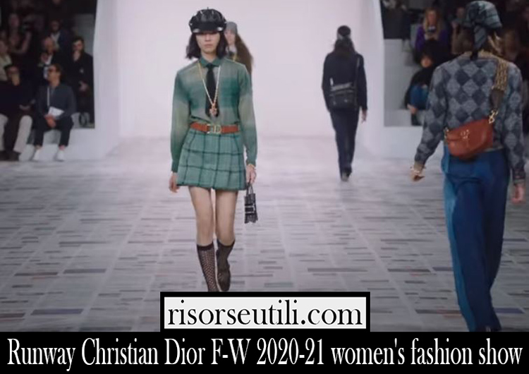 Runway Christian Dior F W 2020 21 womens fashion show