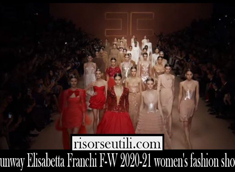 Runway Elisabetta Franchi F W 2020 21 womens fashion show