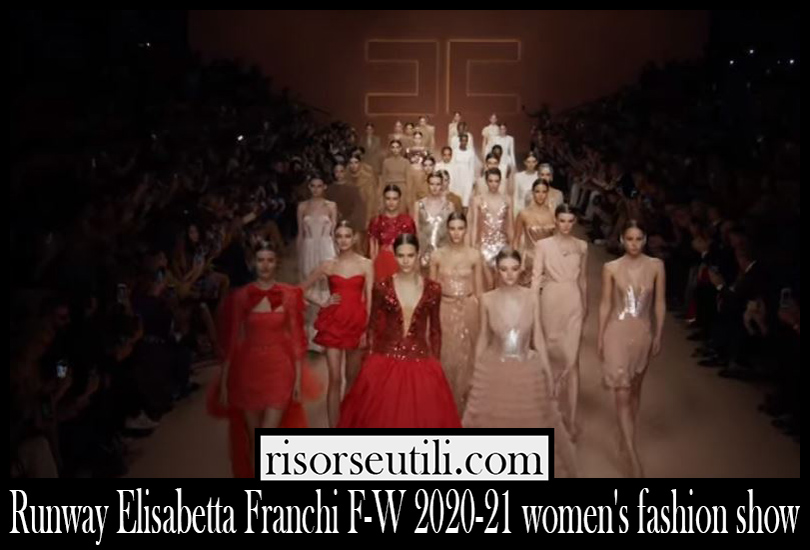 Runway Elisabetta Franchi F W 2020 21 womens fashion show