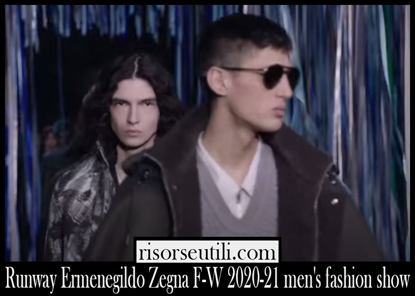 Runway Ermenegildo Zegna F W 2020 21 mens fashion show